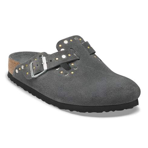 Boston Rivet Suede Leather