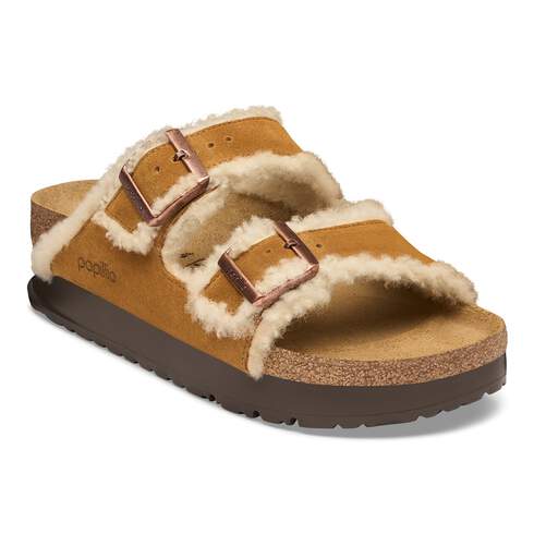 Arizona Flex Platform Shearling Suede Leather/Fur
