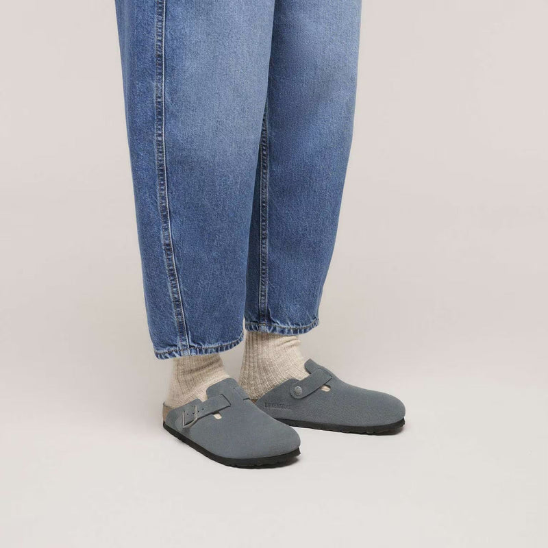 Birkenstock Boston Basalt Gray Tonal