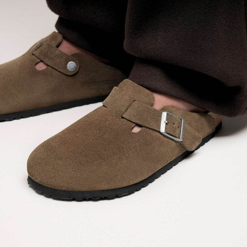 Birkenstock Boston Dark Tea Tonal