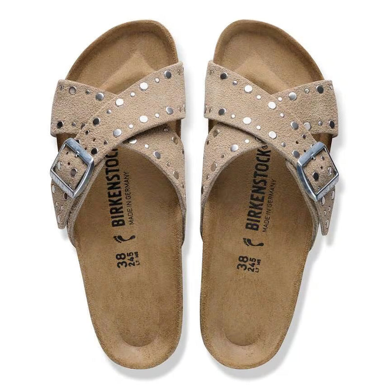 Birkenstock Siena Rivet Border Taupe