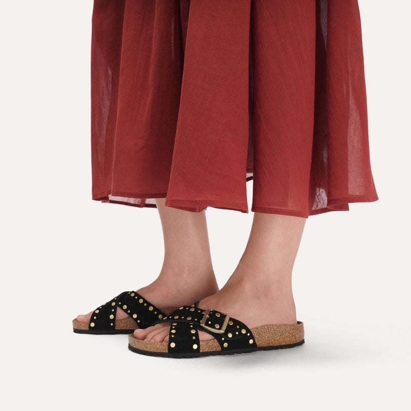 Birkenstock Siena Rivet Border Black