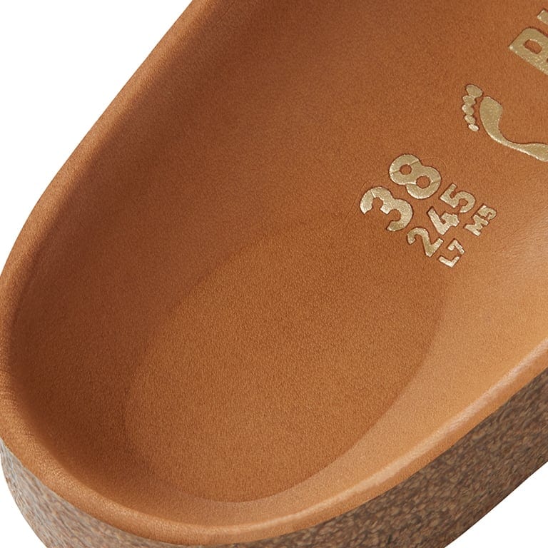 Madrid Big Buckle Natural Leather Patent
