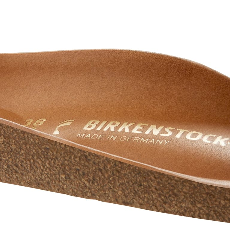 Madrid Big Buckle Natural Leather Patent